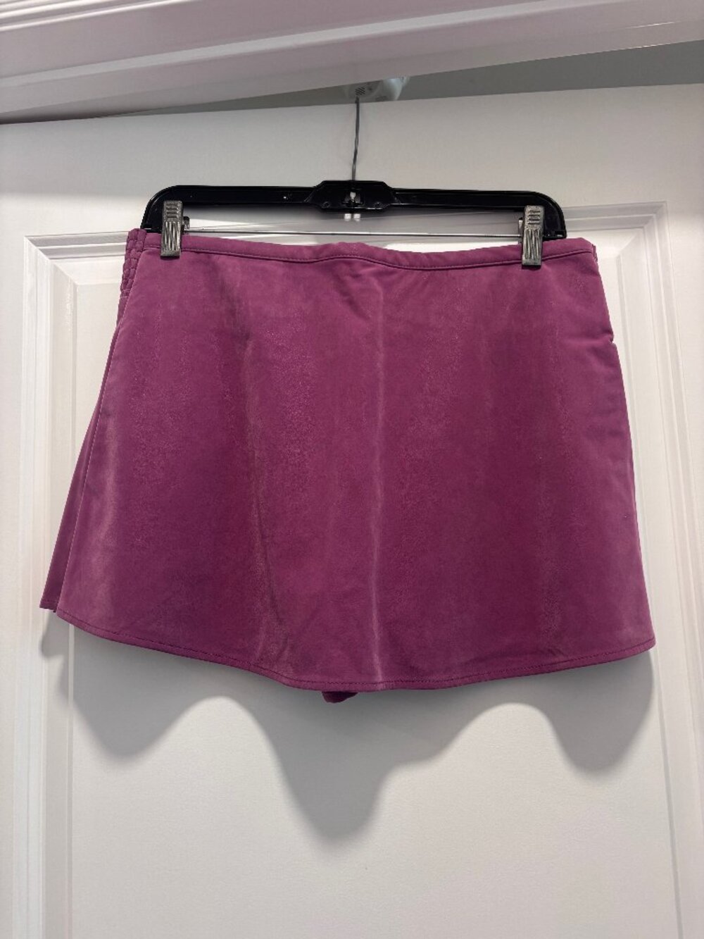 NWOT Free People We The Free Faux Suede Plum Mini Skort